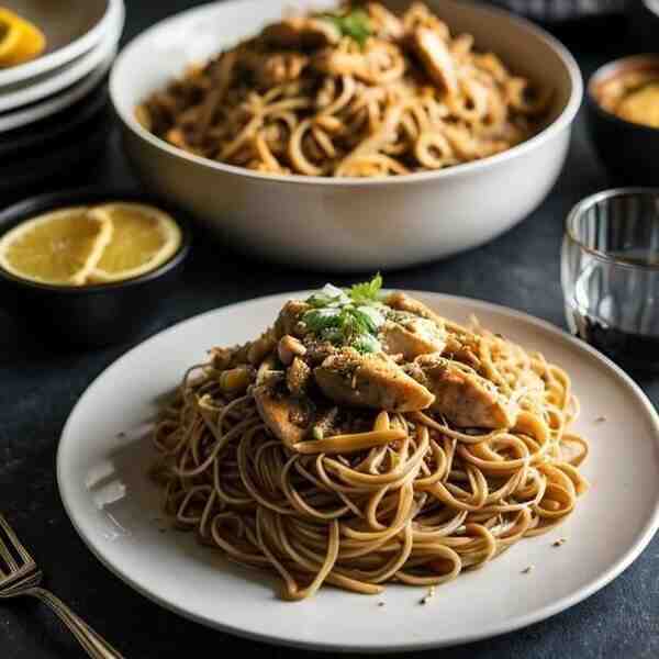 Домашняя лапша с курицей Тетушкин рецепт